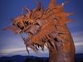 Sky Art Sculptures - Serpent by Moonlight