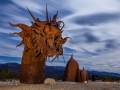 Sky Art Sculptures - Serpent by Moonlight