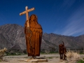 Sky Art Sculptures - Spanish Padre and Dog