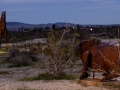 Sky Art Sculptures - Gracile Sabertooth Stalking Extinct Horse