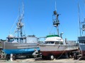 Port Orford - Fishing boats in dry dock