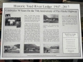 Toad River Lodge - Sign