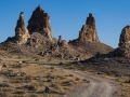 Trona Pinnacles - Road and Pinnacles