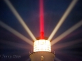 Umpqua River Lighthouse beacon in dawn fog (2011)