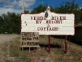Verde River RV Resort Sign