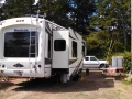 Our rig at Waldport / Newport KOA