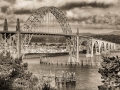 Yaquina Bay Bridge in Black & White (2014)