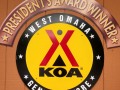 West Omaha KOA - Sign