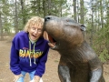 Beringia Interpretive Center - Kim & Giant Beaver