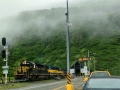 Whittier - Tunnel Entrance & Train