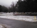 Dusting of snow & sleet at Silent Valley Club