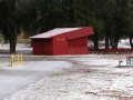 Dusting of snow & sleet at Silent Valley Club