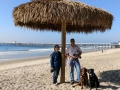 Mom & Jerry at San Clemente Beach