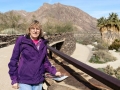 Anza Borrego State Park - Kim at Visitor Center