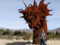 Galleta Meadows - Sky Art Sculptures - Jerry at Serpent Sculpture