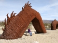 Galleta Meadows - Sky Art Sculptures - Kim at Serpent Sculpture