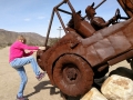 Galleta Meadows - Sky Art Sculptures - Kim Hitching a Ride