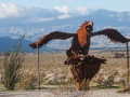 Galleta Meadows - Sky Art Sculptures - Wind God Bird, Hatchlings, & Nest
