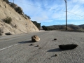 Rockfall After Rains - Poppet Flats Road