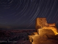 Star Trails Over Wukoki Ruin - 2008